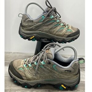 Merrell Moab 3 Gore-Tex Hiking Shoes Womens 6 Grey Waterproof Vibram J500234
